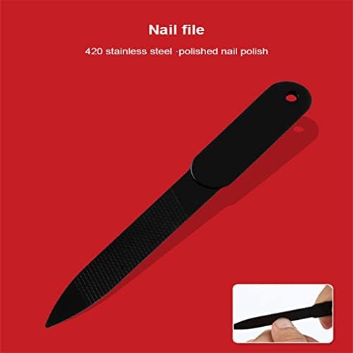 MJWDP секач за нокти Професионални ножици од не'рѓосувачки челик ножици за кутикули Клиперски маникир сетови
