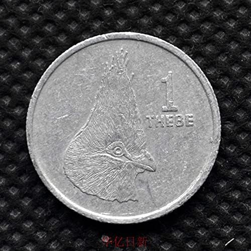 Боцвана Монета 1 Турски Африкански Животински Монета Птица Година Случаен 18,5 мм Алуминиум КМ3