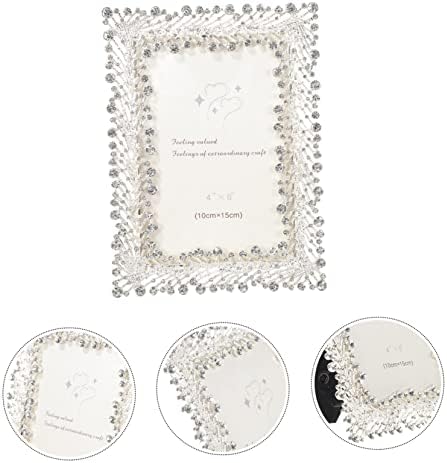 Beavorty Diamond Photo Frame Metal Metal Pictures Frames стакло метал поставен