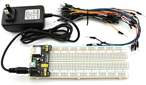 HJ Garden Electronic Component Module Module Assotement Chit For Arduino, Raspberry PI, STM32, UNO, MEGA2560 830p Лебница + Модул за напојување