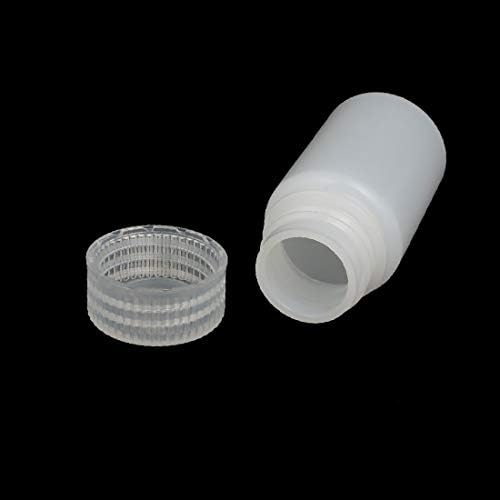 X - DREE 50ml HDPE Пластична Завртка Капа Широка Уста Шише За Складирање Реагенс Јасно 10 парчиња (BOTTIGLIA di plastica del reagente della