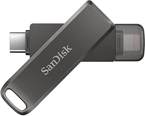 SanDisk 256gb iXpand Flash Drive luxe за iPhone, iPad, USB Тип-C Уреди-USB 3.1 ЗА Молња &засилувач; Тип Ц Андроид Порти SDIX70N-256G-GN6NE