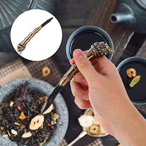 Хемотон цинк легура пуер чај нож бамбус форма на зглоб чај секач Конг фу чај алатки за кршење на чај торта тула или кршење на мразот златно