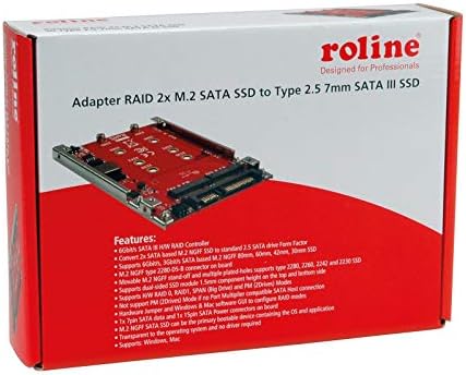 Ролин | M.2 до SATA III SSD H/W адаптер | 2x m.2 ngff ssd | Бутабилен и рација способен