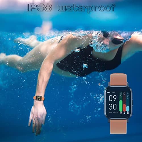 Xunion Smart Watch Целосен допирен водоотпорен чувар на часовници на отворено спортски часовници фитнес смарт часовник за Android,