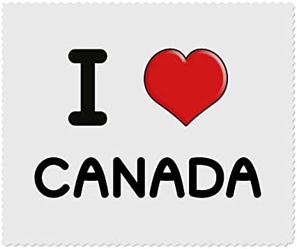 Azeeda 2 x 'Јас ја сакам Канада' Микрофибер леќи/чаши за чистење крпи