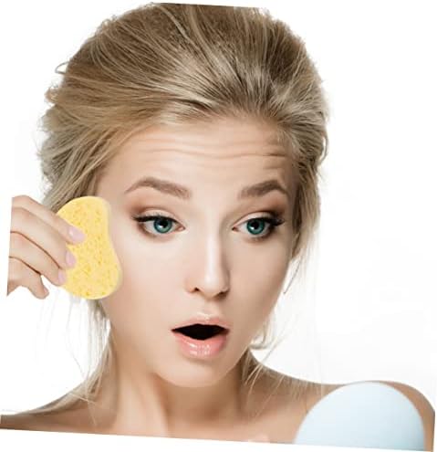 Исцелиран Esponjas para maquillaje Round Makeup Remover Pads Pads Pofts за туш лице миење сунѓери за чистење на лице сунѓер сунѓер за чистење на лицето сунѓер сунѓер козметички сет 40 парчиња 40