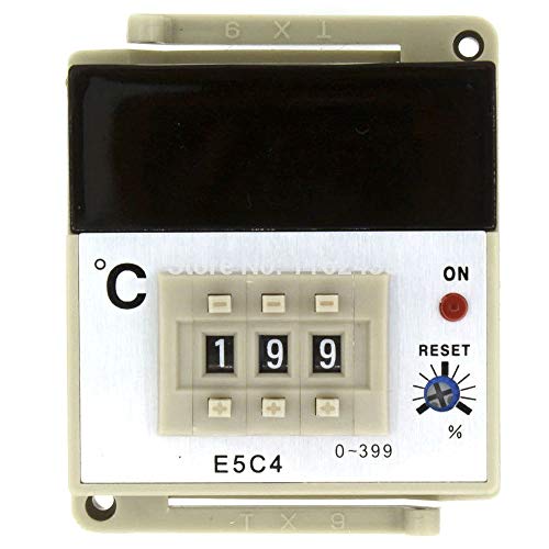 Излез E5C4-R AC 220V Релеј Крпичен контролер на дигитална температура E5C4 220VAC Серија