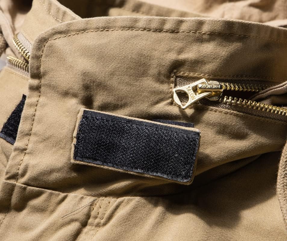 Uktzfbctw јакна со качулка со мулти-џебови Редовно вклопување униформа воен стил есенска пролет случајна облека