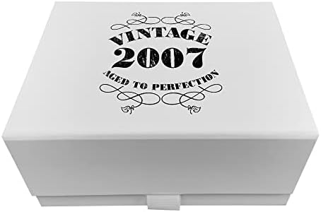 Кутии за подароци Со Капаци - Магнетна Кутија За Подароци - Бела Кутија За Подароци за 16-ти Роденденски Подароци во 5 Големини-Гроздобер-Мали