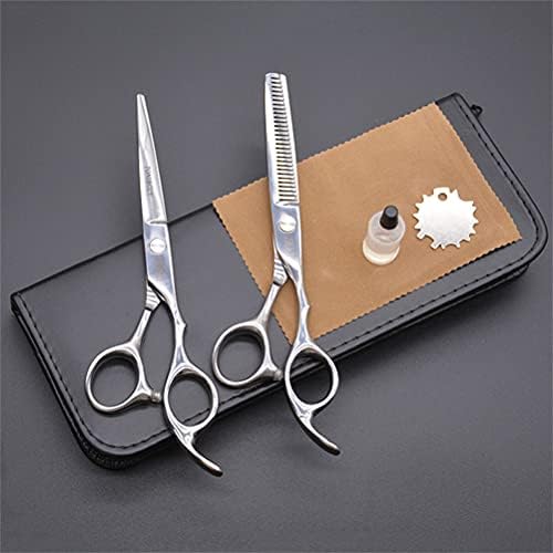 ZBXZM Професионална сет за сечење на косата за сечење на коса, 6 -инчен берберски ножици за сечење на косата, остри лопати, фризерска фризура