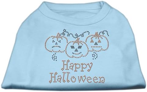 Производи за миленичиња Мираж 18-инчи Среќна кошула за печатење на Ноќта на вештерките за миленичиња, XX-LARGE, бебе сино