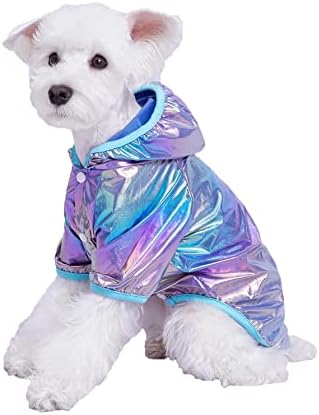 Qwinee Dog Hoodie топла кучиња јакна палто рефлексивна облека за миленичиња за мачки кутре мали средни кучиња разнобојно xl