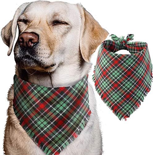 Куче бандана Божиќ, шал за празници за кучиња со средна големина