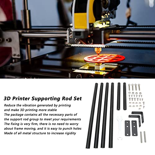 Комплет за поддршка на 3Д печатач KOSDFOGE 3D Подготвување на стабилноста Комплетна алатка Лесна инсталација 3Д -печатач Повлечете го комплетот за шипки за CR 10 S5