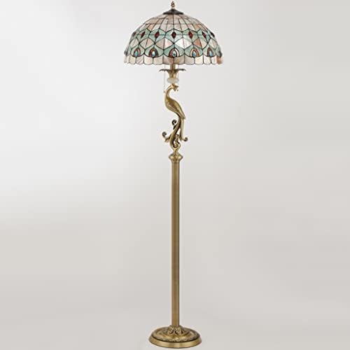 Wenlii сите бакарни подни ламби лампи за лабави со висока вредност француска рустикална дневна соба троседот до ламбата за ламби на подот