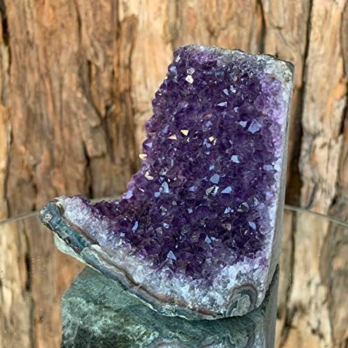 Crystal3394#, 9cm 444g Raw Purple Ametthyst Crystal Stone Kartz Rock Cathather, Уругвај