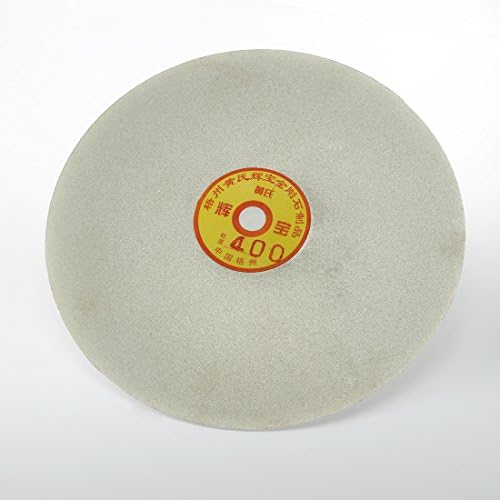 IIVVERR 180мм 7-инчен грип 400 дијамантски обложен рамен диск на дискот за мелење на тркала за мелење (180мм 7-инчен решетка 400 дијамантски