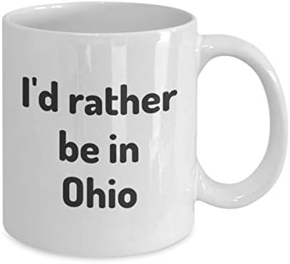 Претпочитам да бидам во чаша чаша чаша во Охајо, патник соработник пријател, домашен државен подарок за подароци