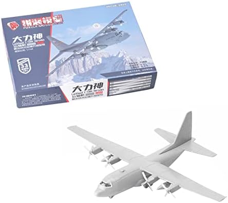 1/144 Скала US C-130 US C-130 Hercules Transport Aircraft Model Пластичен модел Диекаст Авион Модел за собирање (Неисправен комплет