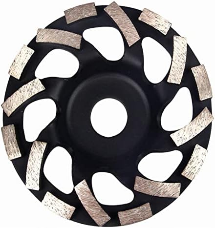 Cklics мелење диск 2 парчиња тркала за мелење дијаманти, 125мм бетонски гранитни мермер мелење дискови задебелени сегменти