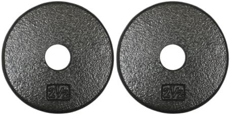 Ader Standard 1 дупка со плоча од леано железо од 2,5lb, сива