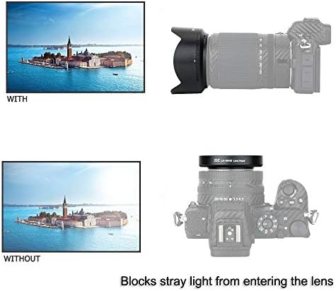 Завртка ON + BAYONET LENS SHADE за Nikon Z30 Z50 Z FC комплет за двојни леќи го заменува аспираторот HN-40 и HB-90A