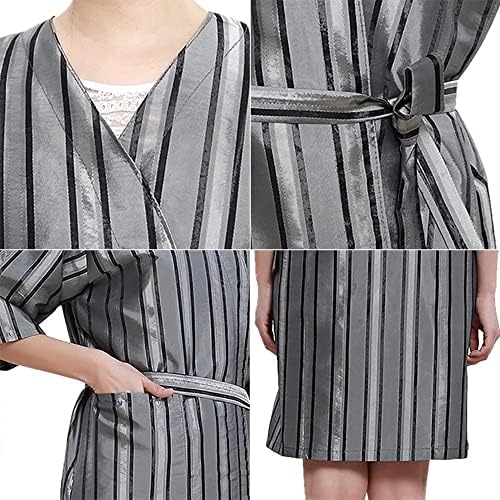 Wxbdd Мода жени спа -наметка удобно водоотпорен салон за убавина кимоно стил наметка со 1 џеб за бањата