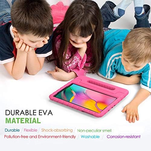Бмуо Детска Футрола За Samsung Galaxy Tab 10,1 SM-T510/T515, Заштитна Заштитна Кабриолет Рачка За Кабриолет Детска Кутија За