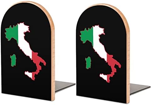 Италија италија италијански Мапа Знаме Дрвени Книги Трендовски Декоративни Книга Стојат За Дома И Канцеларија Полици Во собата на 2