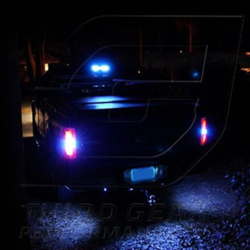 Tgp T15 Blue 9 LED SMD 5050 Клин Обратна/Резервна Светилки Пар 2007-2009 Компатибилен Со Понтијак Г5