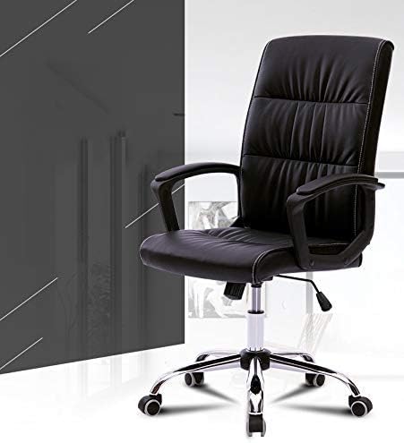 Креативна едноставност удобно столче за персоналот, ПУ удобен стол Трајни лесни за чистење на компјутерски биро и стол канцелариски