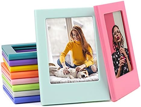 Сазао светли бои налепница за фрижидер, магнетна рамка за фотографии, водоотпорна пластична рамка за фотографии за налепници за украсување