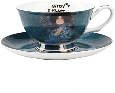 ЈАЈВП Креативна Европска коска кина чаши за кафе одговараат на едноставни Попладневни Чаши За чај Густав Климт Уметнички слики