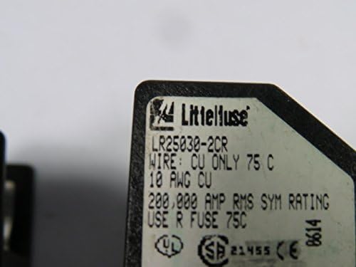 Littelfuse LR25030-2CR 30A, 2P, 250V, класа R Осигурувач блок