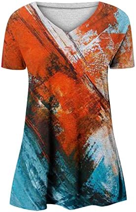 Девојки лето есен маичка 2023 година со краток ракав памук против вратот графички секси средновековен салон блуза маица за жени gp