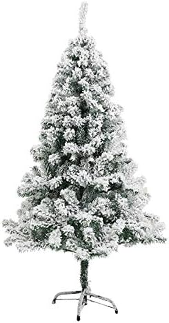 ЗПИ 5,9 стапки Снег Собра Божиќен Материјал За Украсување Пвц Елка, Вештачки Со Метален Држач Лесен За Составување Голо Дрво Огноотпорен