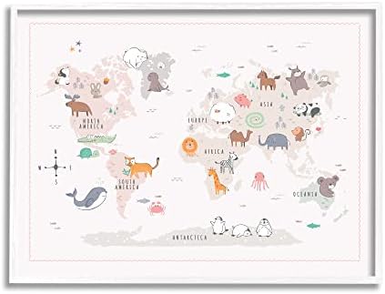 Ступел Индустрии Мајчин Диви Животни Животни Земји Светска Мапа Образование, Дизајн Од Андреа Јасид Граси
