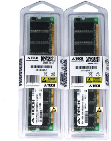A-Tech 2 GB комплет DDR 400MHz PC3200 184-PIN DIMM Десктоп компјутерски меморија RAM меморија модули