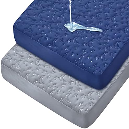 Пак n Играјте трифалски душек Топер, мини душек за креветчиња 37.5x26x2 инч и пакет n играат душек подлога за водоотпорен капак