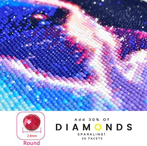 ZGMAXCL 5D DIY дијамантски комплети за сликање за возрасни целосна вежба паун и цвеќиња кристал со голема големина дневна соба