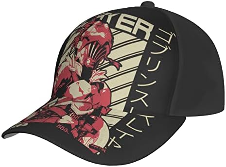Аниме Манга Гоблин Слејер Бејзбол капа Унисекс прилагодлива обична капа на отворено спортски капаци црно
