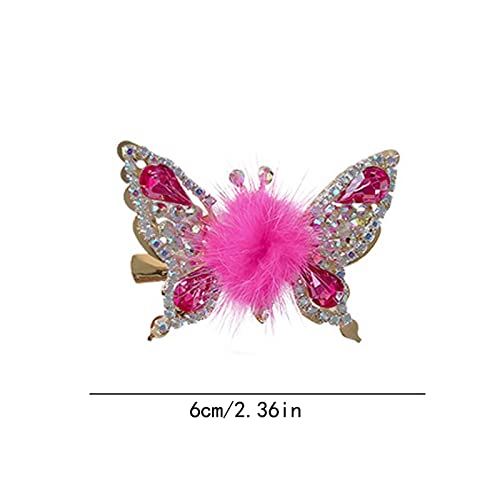 2023 Нова Летечка Пеперутка Фиба Светкава Пеперутка Клипови За Коса Жени Симпатична Легура Летечка Пеперутка Шнола Клипови Што Се Движат Кристално