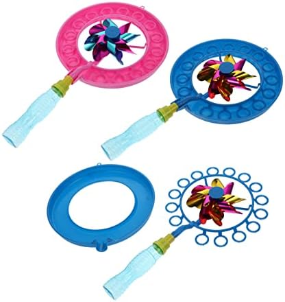 Toddmomy 3PCS ги фаворизираат момчињата меурчиња играчки деца деца играчки девојки ветерно стапче за забавен вентилатор меурчиња и