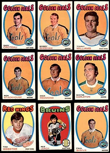 1971-72 О-пи-чие Златни заптивки во Калифорнија во близина на екипата сет во Калифорнија Златни заптивки VG/EX Golden Peals
