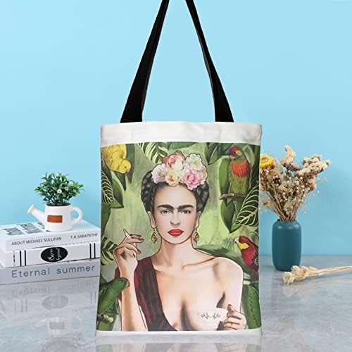 MistWorld легендарниот сликар Платно торба Торба Патент торба за рамо Џеб Мека Голема Лесна торба За Повеќекратна Употреба