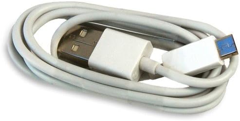 HQRP USB Кабел За Полнење За Барнс &засилувач; Нобл Ќош Едноставен Допир/Ќош Едноставен Допир Со Читач На е-книги На GlowLight,