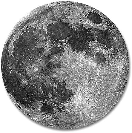 Земјината сива месечина прилагодена тркалезна подлога на глувчето 7.8 x7.8 инч