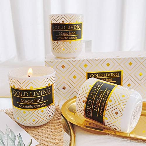Ласиху ароматерапија миризливи сетови за подароци од свеќи за жени девојки - мириси за роденден на Денот на вineубените природни соја восочни