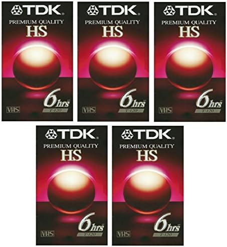TDK Премиум квалитет HS 6HRS T-120 VHS 5PK